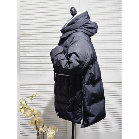Orolay Women's Black Hooded Down Jacket With Fleece Lining Size Large 318 - Picture 7 of 16